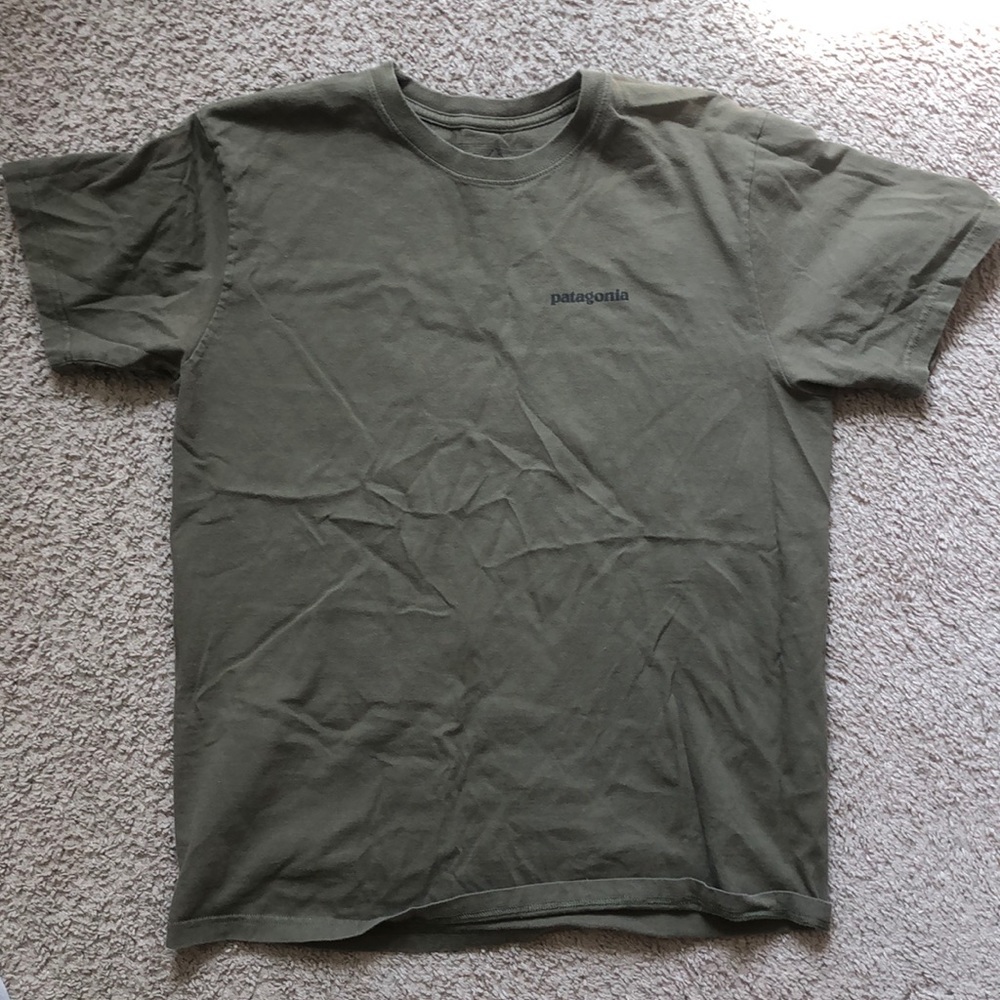 Patagonia Olive t shirt